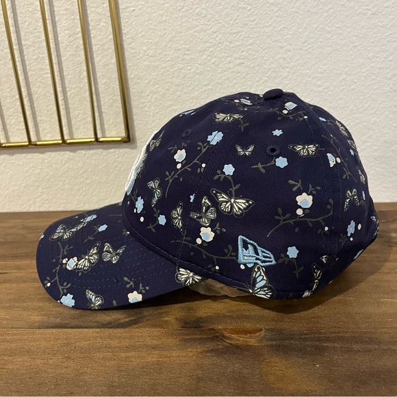 Tampa Bay Devil Rays Hat Cap Women Butterfly Flowers Blue Strapback 9Twenty NEW - Picture 3 of 5
